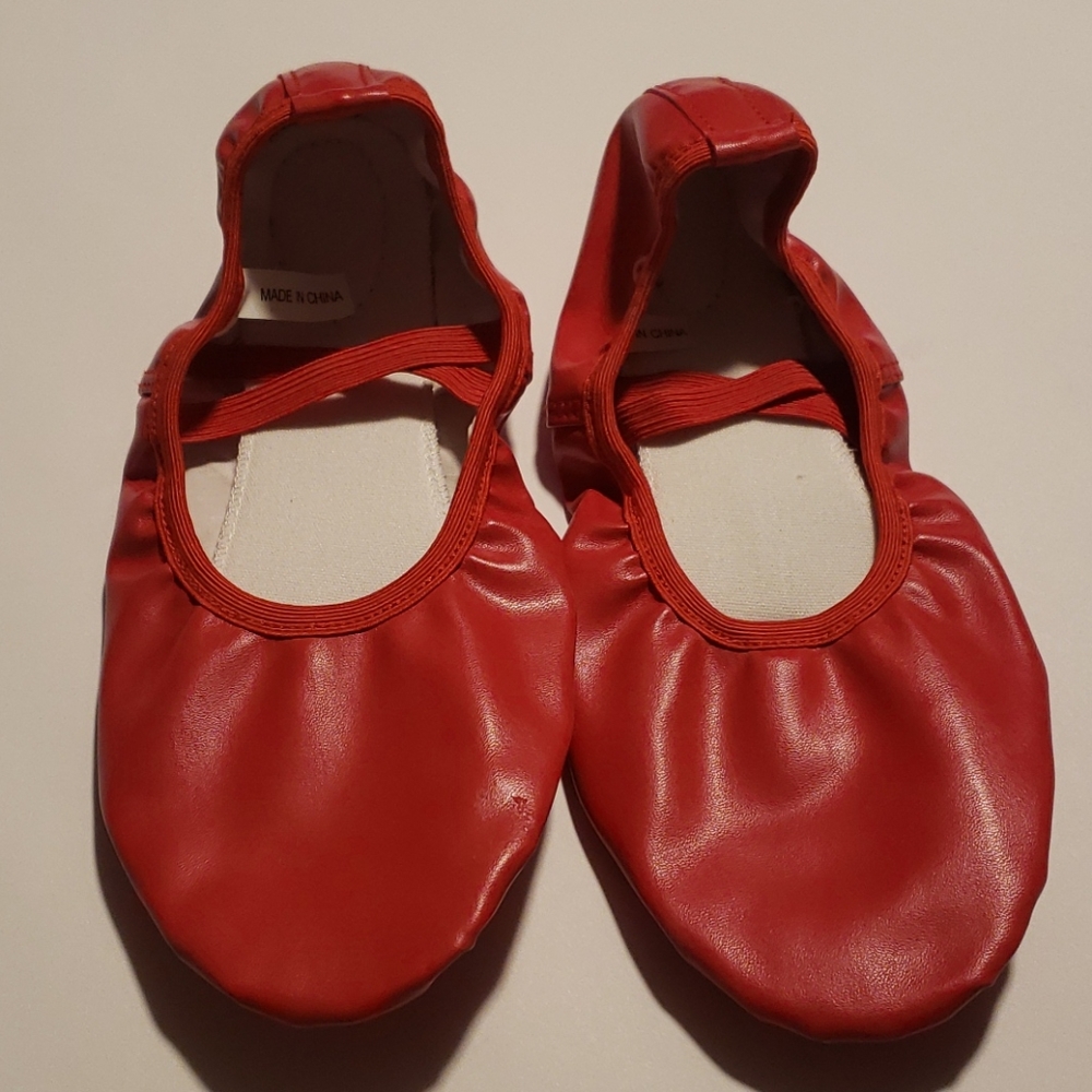 Women's Barerun red ballet slippers - Picture 2 of 2